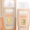 ISDIN Fusion Water Color SPF 50 (Light) – Tinted Sunscreen for Natural Radiance